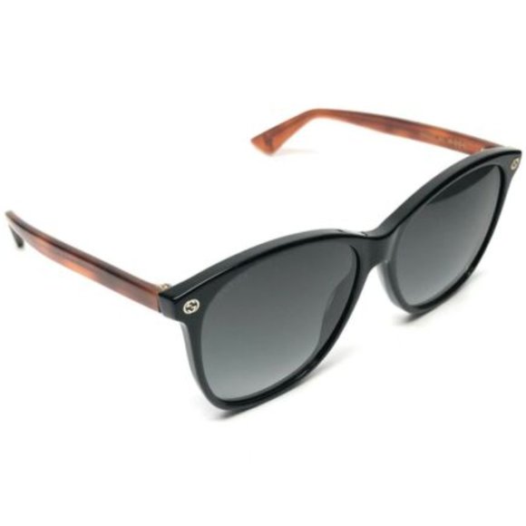 Gucci Women\'s Black and Grey Gradient Sunglasses!